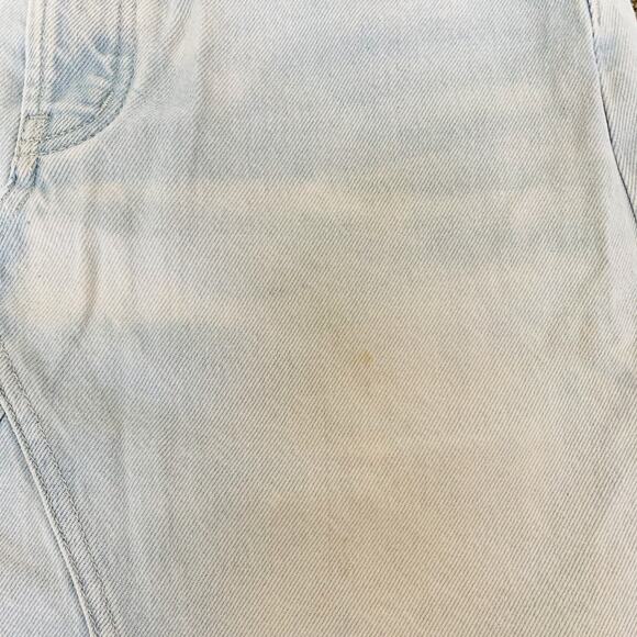 Free People Going Rogue Tidal Wave Denim Skirt 27 - Picture 7 of 10